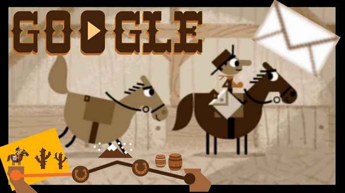 Pony Express Google Doodle - Marketing Branding